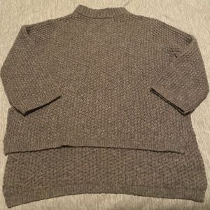 Gray knitted shirt